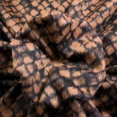Velours aus Angora und Wolle mit spektakulärem Muster